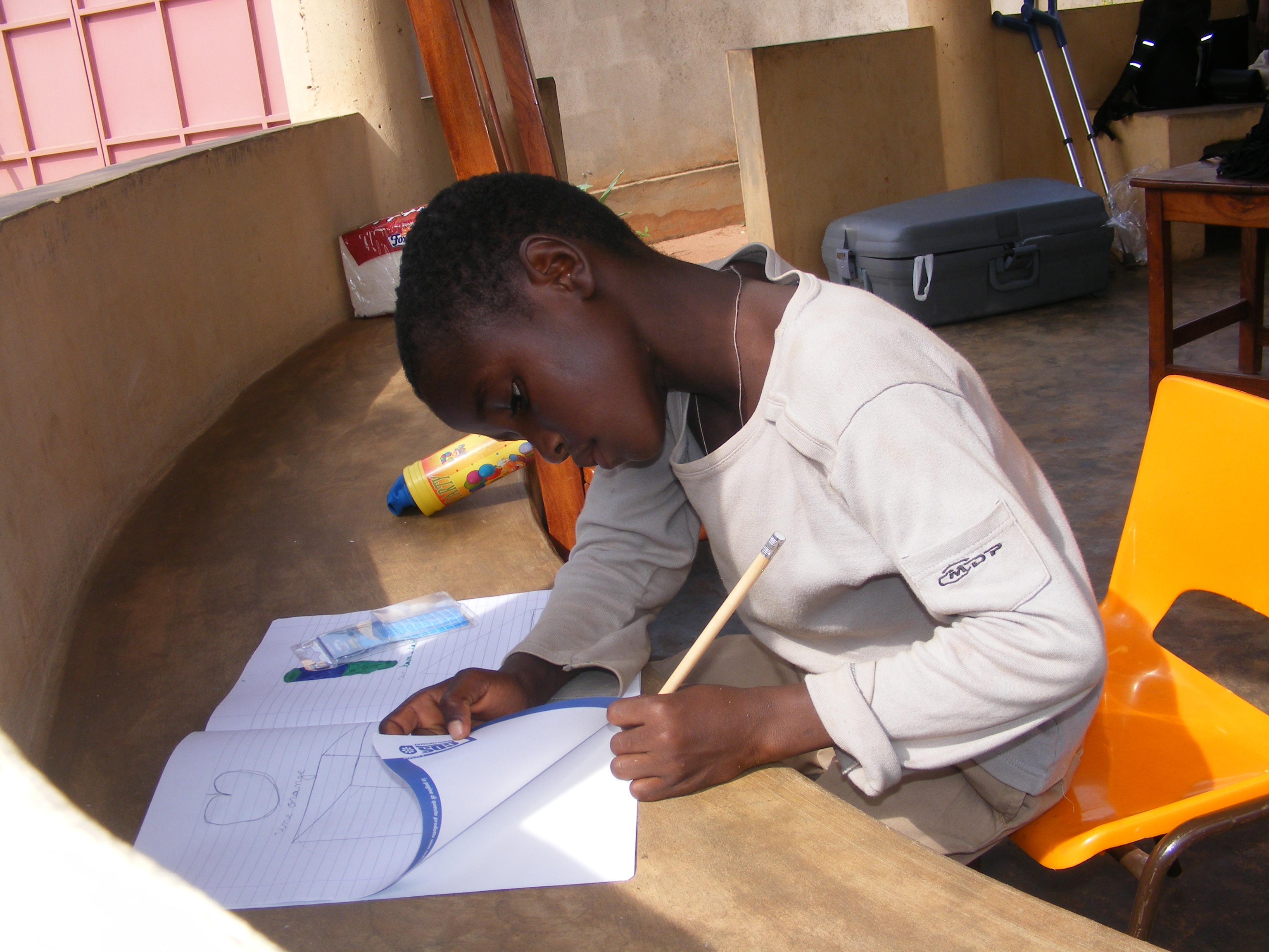 I bambini nell'orfanotrofio di Dagletà (Benin, Febbraio 2014)