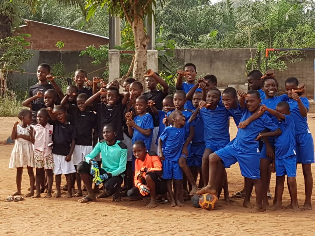 I ragazzi dell'orfanotrofio di Dagletà, in Benin (2018)